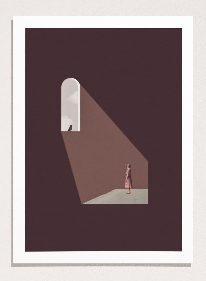 A4/8x12 inches (Framing Available) / Unframed Print Only