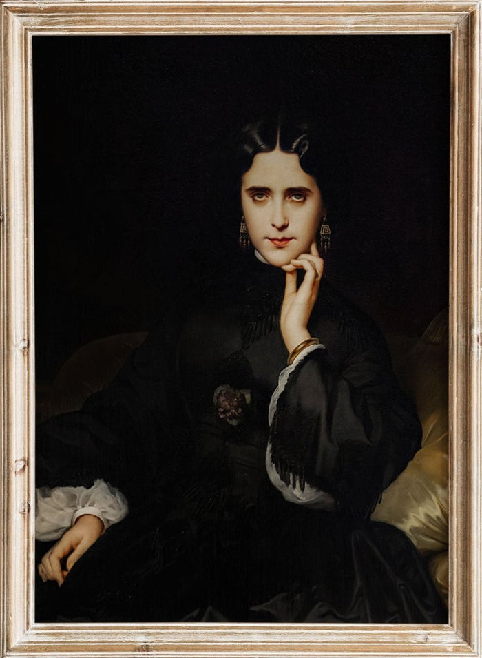 "Madame de Loynes" Art Print_Sugar & Canvas_Eugène Emmanuel Amaury Duval
