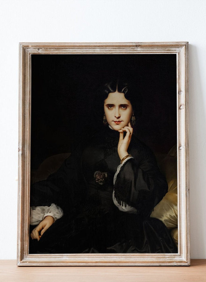 "Madame de Loynes" Art Print_Sugar & Canvas_Eugène Emmanuel Amaury Duval