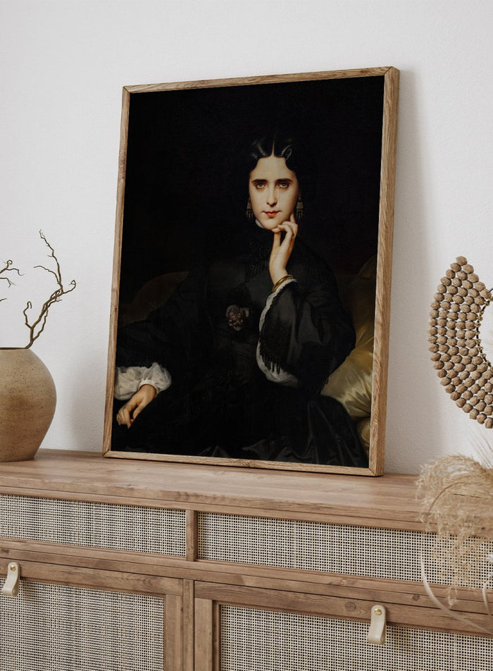 "Madame de Loynes" Art Print_Sugar & Canvas_Eugène Emmanuel Amaury Duval