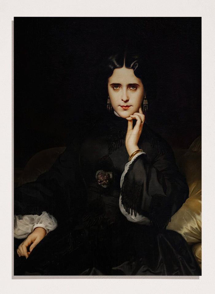 "Madame de Loynes" Art Print_Sugar & Canvas_Eugène Emmanuel Amaury Duval