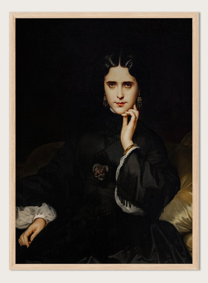 "Madame de Loynes" Art Print_Sugar & Canvas_Eugène Emmanuel Amaury Duval