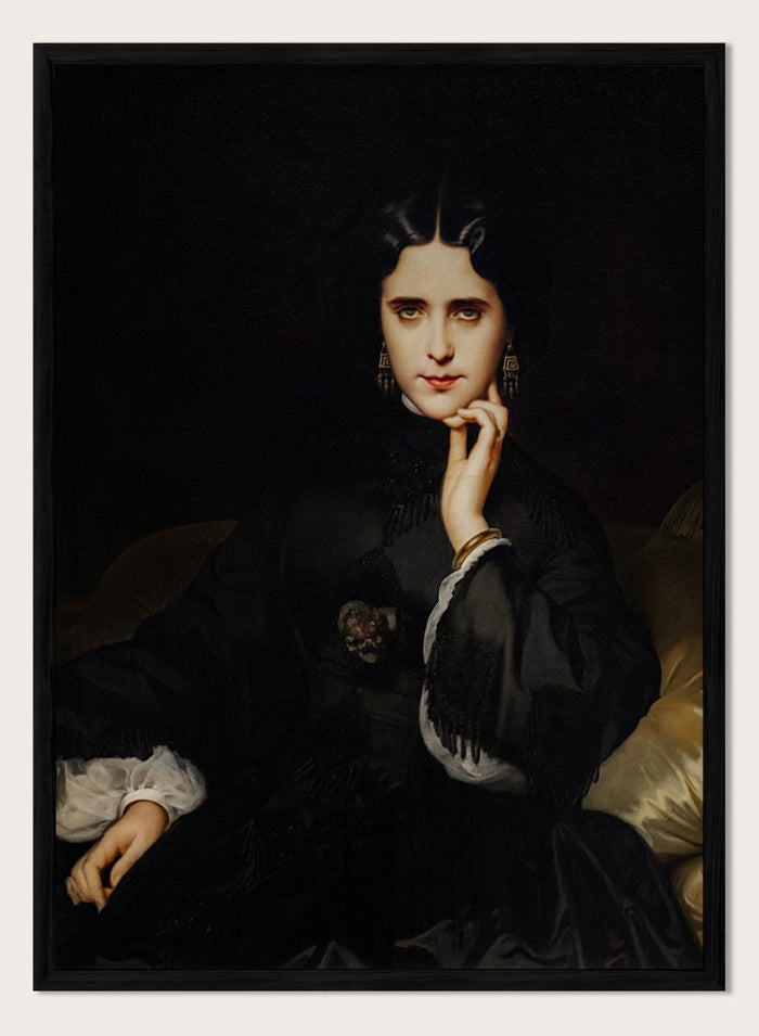 "Madame de Loynes" Art Print_Sugar & Canvas_Eugène Emmanuel Amaury Duval