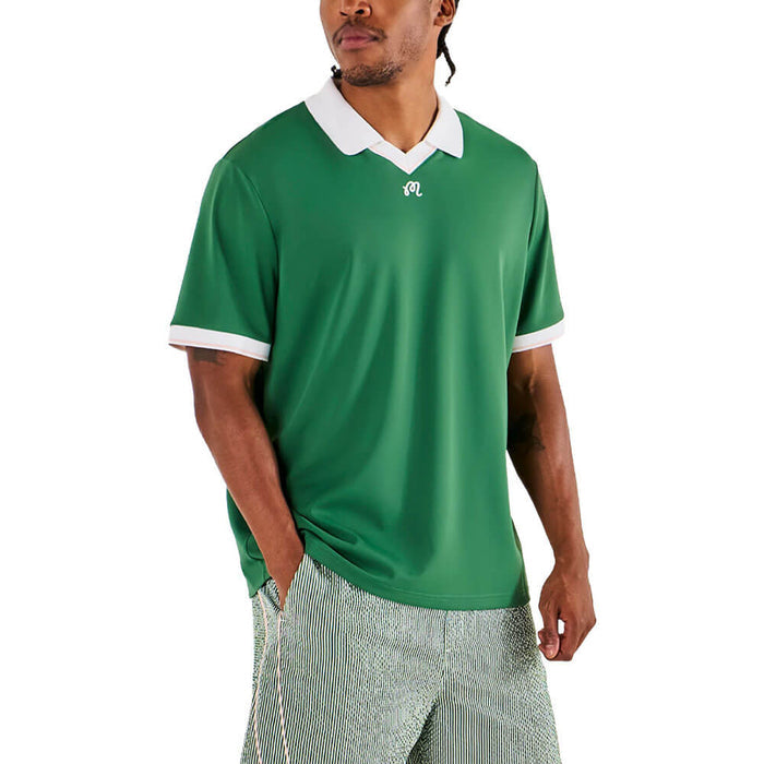 Malbon Barrio Golf Polo Garden Green - SU26 Men