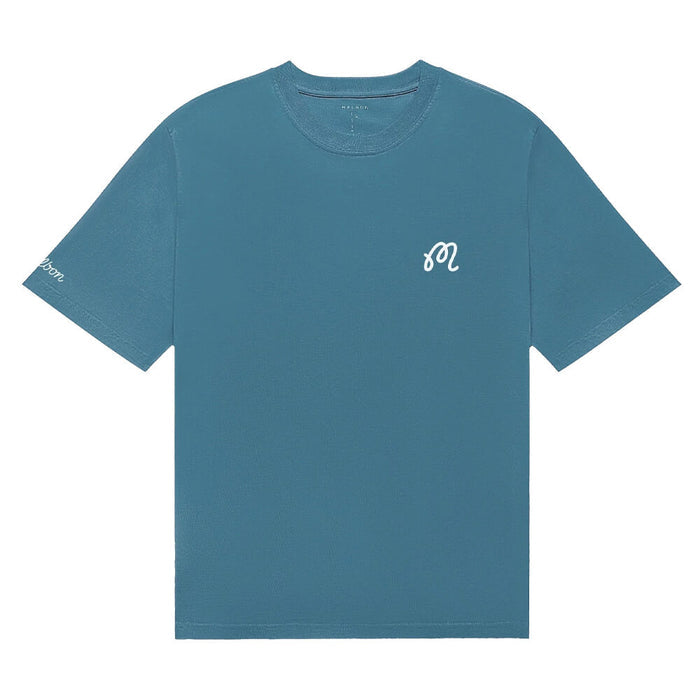 Malbon Bermuda Golf T-Shirt Aegean Blue - SU26 Men