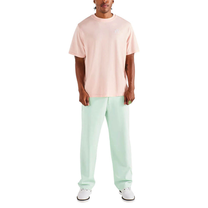 Malbon Bermuda Playa Golf T-Shirt Rosy Touch - SU26 Men