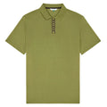 Malbon Block Placket Golf Polo Military Green - FA26 Men