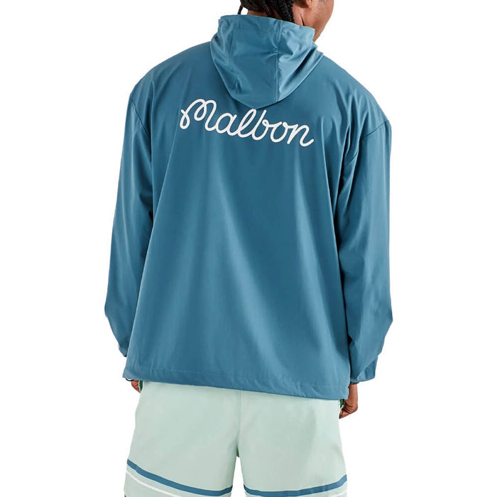 Malbon Bridge Golf Anorak Aegean Blue - SS26 Men