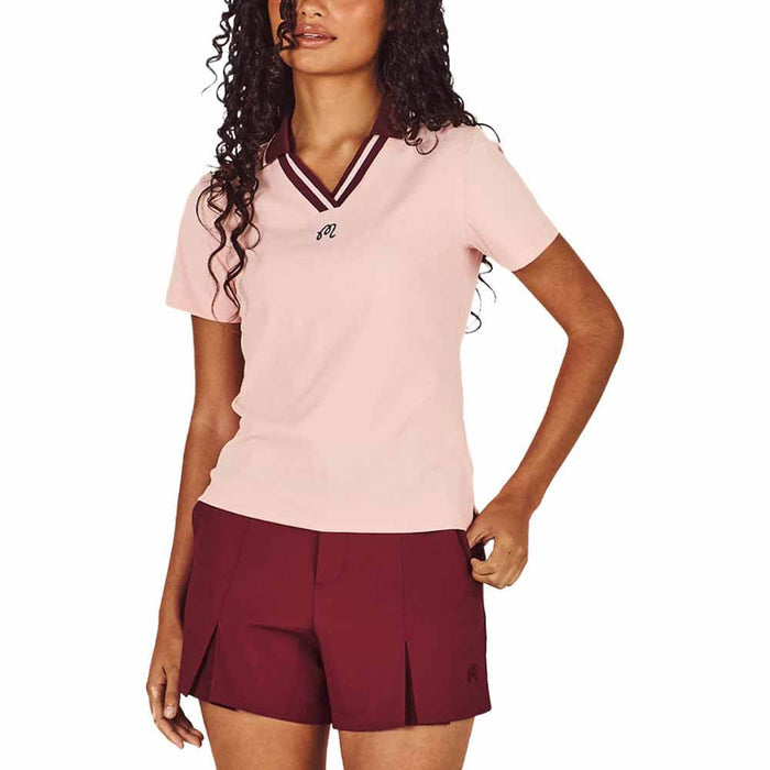 Malbon Carlota Golf Polo Rosy Touch - SU26 Women