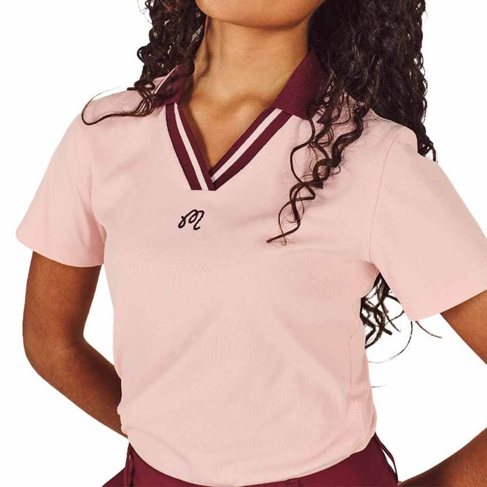 Malbon Carlota Golf Polo Rosy Touch - SU26 Women