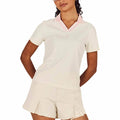 Malbon Carlota Golf Polo Whisper White - SU26 Women