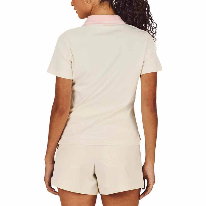 Malbon Carlota Golf Polo Whisper White - SU26 Women