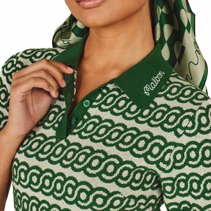 Malbon Clara Golf Dress Garden Green/Green Tint - SU26 Women