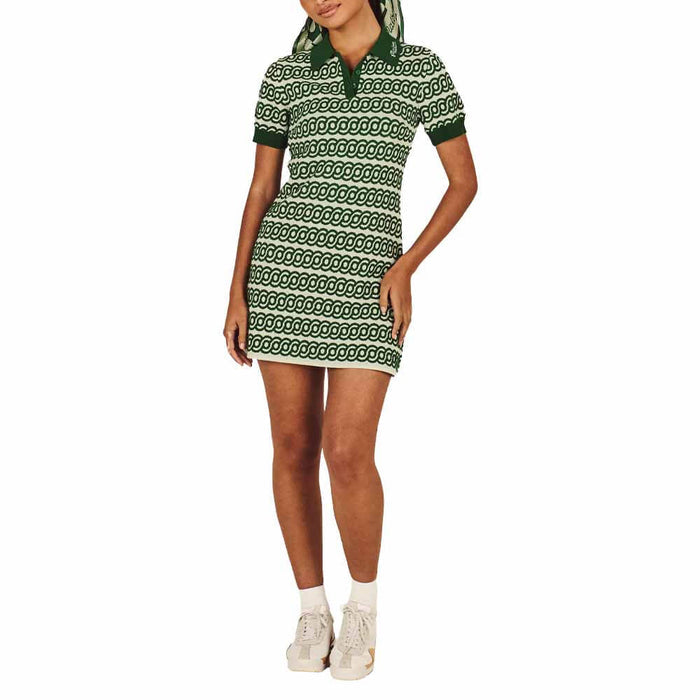 Malbon Clara Golf Dress Garden Green/Green Tint - SU26 Women