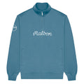Malbon Collegiate Golf Sweatshirt Aegean Blue - SU26 Men