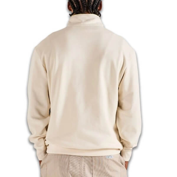 Malbon Collegiate Golf Sweatshirt Ivory - FA26 Men