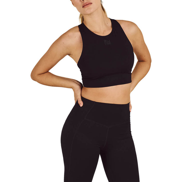 Malbon Crossback Golf Bra Top Black - SP26 Women