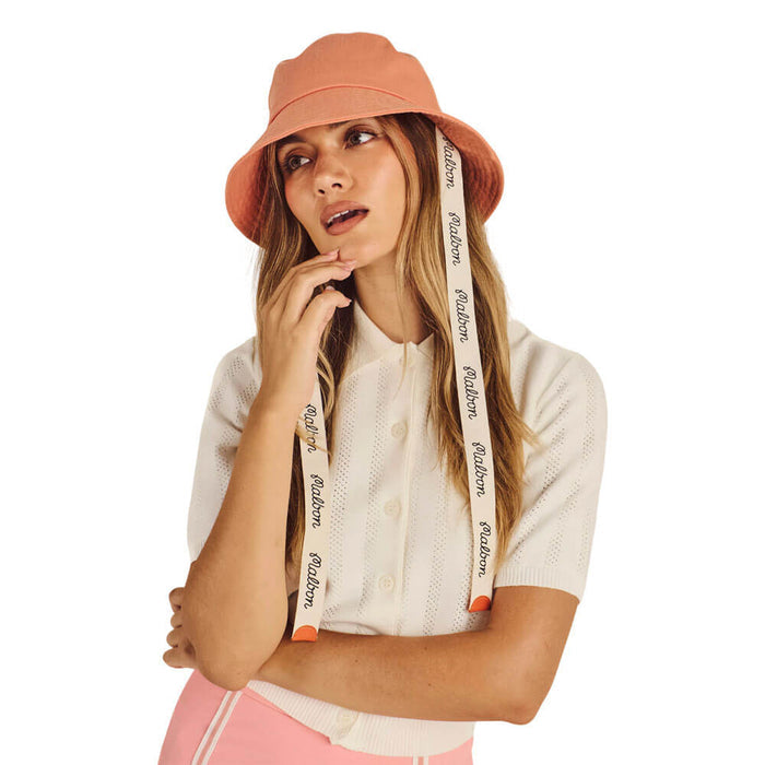 Malbon Dena Golf Bucket Hat Coral Haze - FA26 Women