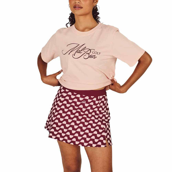 Malbon Ella Golf Skirt Raspberry Truffle/Rosy Touch - SU26 Women