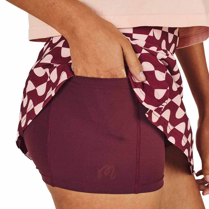 Malbon Ella Golf Skirt Raspberry Truffle/Rosy Touch - SU26 Women
