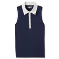 Malbon Evergreen Claudia Sleeveless Golf Polo Navy - 26 Women