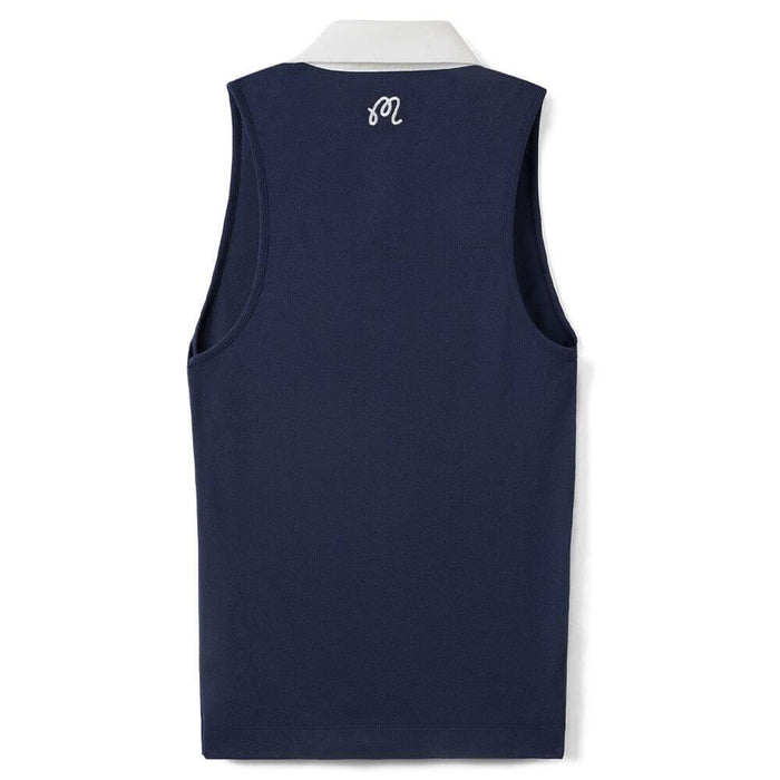 Malbon Evergreen Claudia Sleeveless Golf Polo Navy - 26 Women