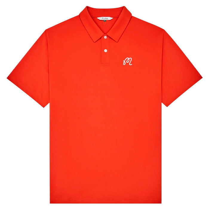 Malbon Fairway Golf Polo Grenadine Red - SU26 Men