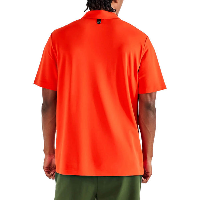 Malbon Fairway Golf Polo Grenadine Red - SU26 Men