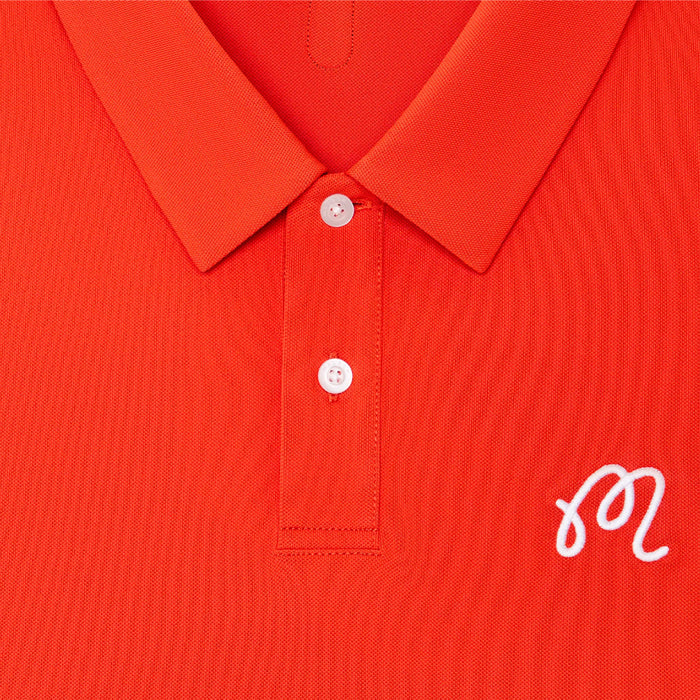 Malbon Fairway Golf Polo Grenadine Red - SU26 Men