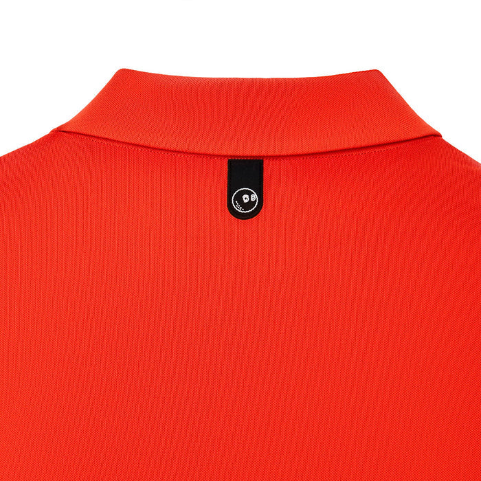 Malbon Fairway Golf Polo Grenadine Red - SU26 Men
