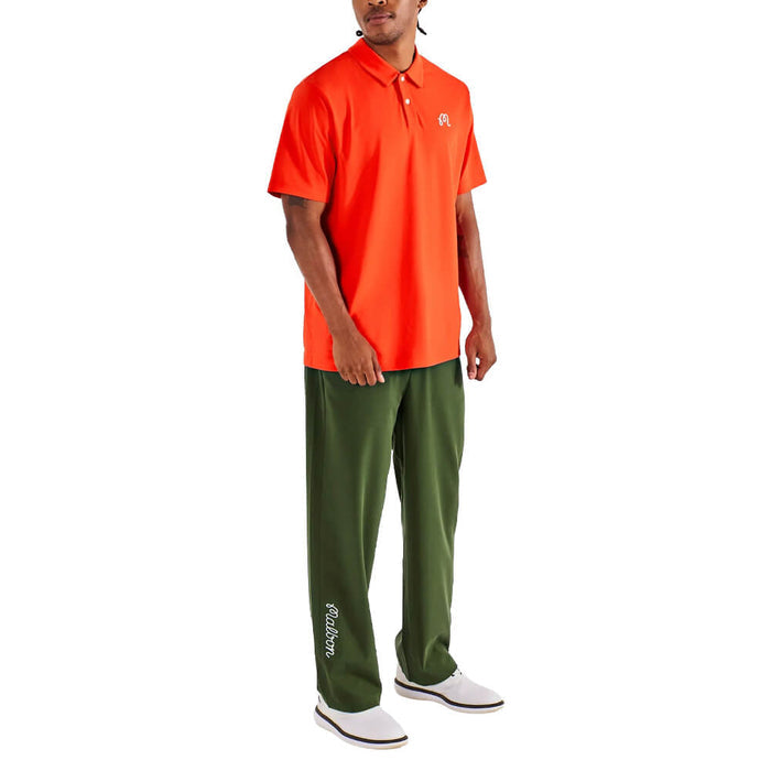 Malbon Fairway Golf Polo Grenadine Red - SU26 Men