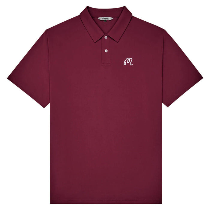 Malbon Fairway Golf Polo Raspberry Truffle - SU26 Men