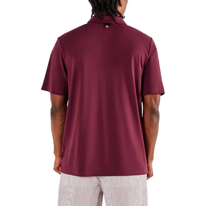 Malbon Fairway Golf Polo Raspberry Truffle - SU26 Men