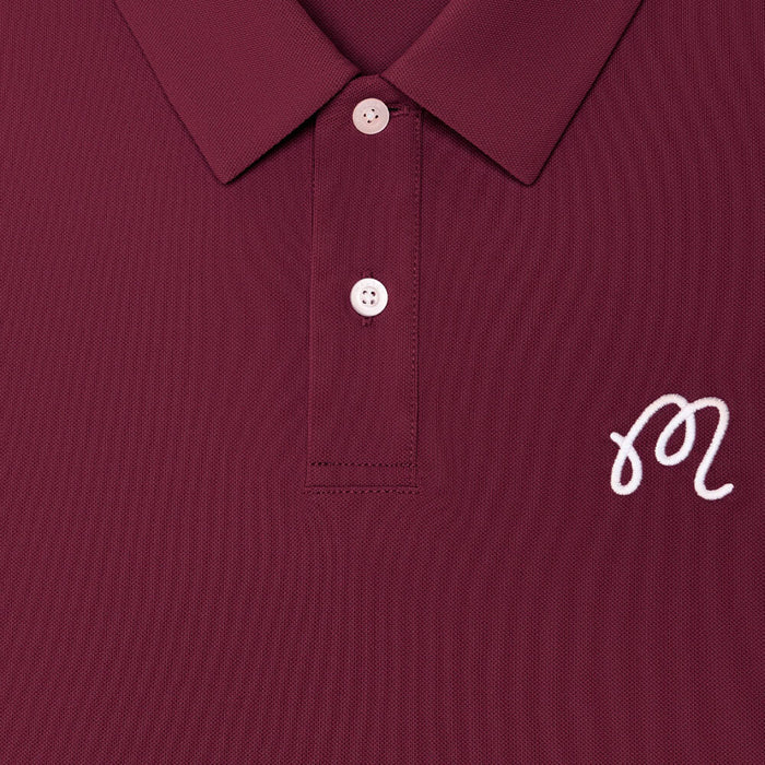 Malbon Fairway Golf Polo Raspberry Truffle - SU26 Men