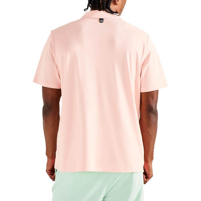 Malbon Fairway Golf Polo Rosy Touch - SU26 Men