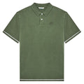 Malbon Fairway Overdyed Golf Polo Rifle Green - FA26 Men