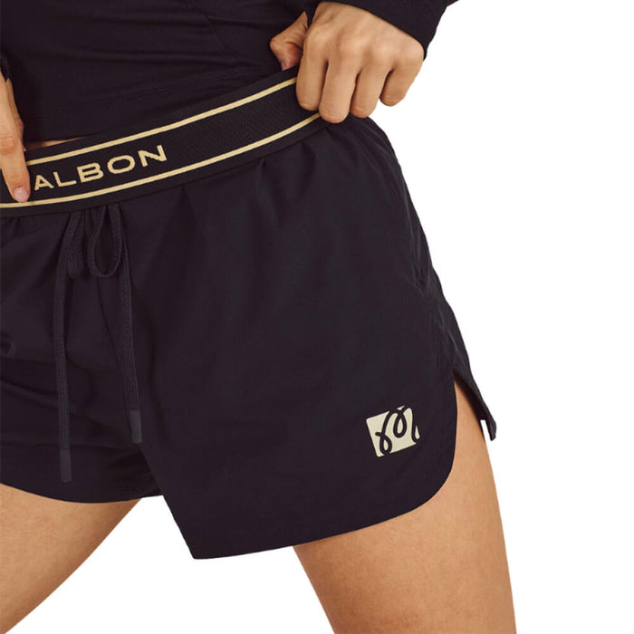 Malbon Gamet Golf Shorts Black - SP26 Women