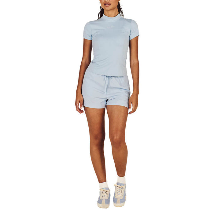 Malbon Gamet Golf Shorts Subdued Blue - SU26 Women