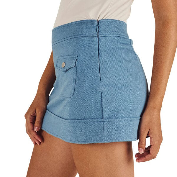 Malbon Gisela Golf Skirt Blue Shadow - FA26 Women