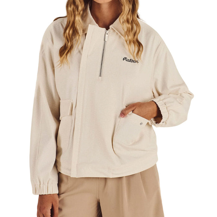 Malbon Kade Golf Jacket Ivory - FA26 Women