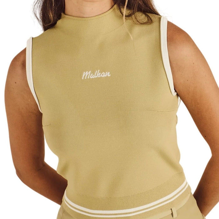 Malbon Kara Golf Mockneck Sage Green - FA26 Women