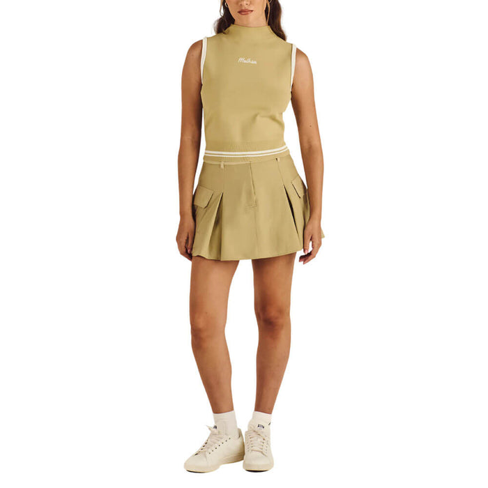 Malbon Kara Golf Mockneck Sage Green - FA26 Women