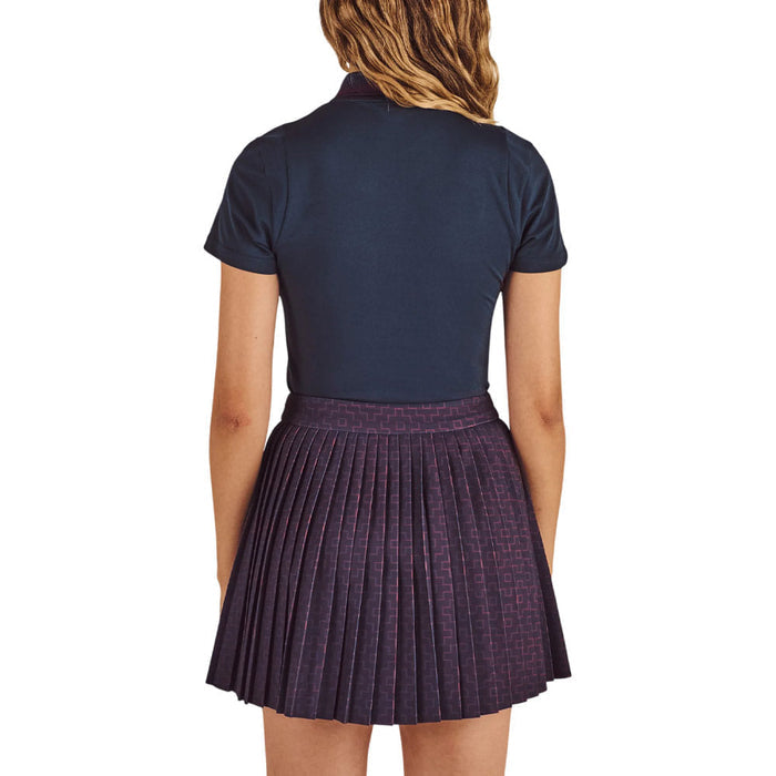 Malbon Kate Sashiko Golf Skirt Blueberry - FA26 Women