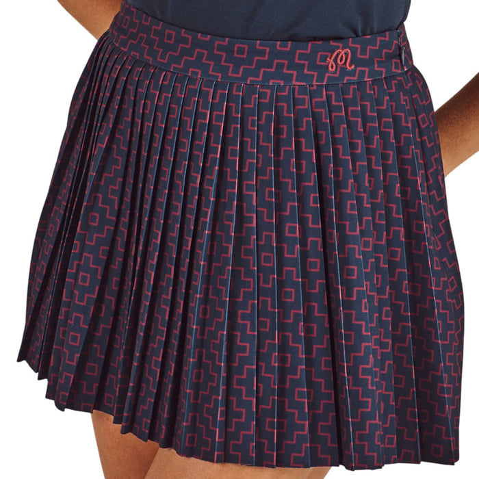 Malbon Kate Sashiko Golf Skirt Blueberry - FA26 Women
