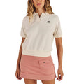 Malbon Kin Golf Polo Ivory - FA26 Women