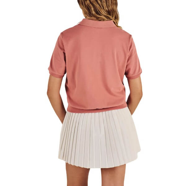 Malbon Kin Golf Polo Old Rose - FA26 Women
