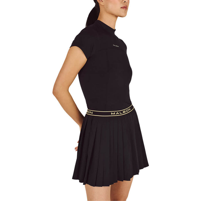 Malbon Laurell Golf Skirt Black - SP26 Women
