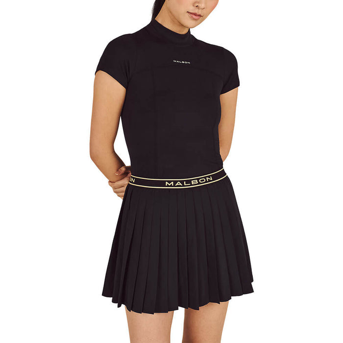 Malbon Laurell Golf Skirt Black - SP26 Women