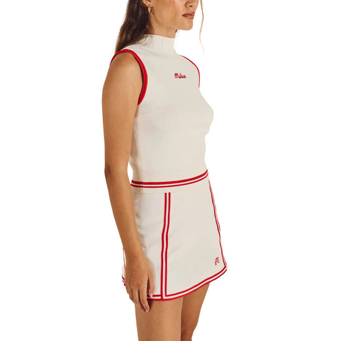 Malbon Lia Golf Skirt Vanilla - FA26 Women