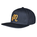 Malbon M Script Snapback Golf Cap Blueberry - FA26 Men
